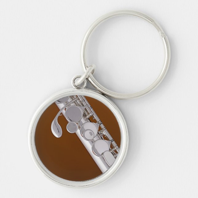 Flute or Flutist Keychain (Front)