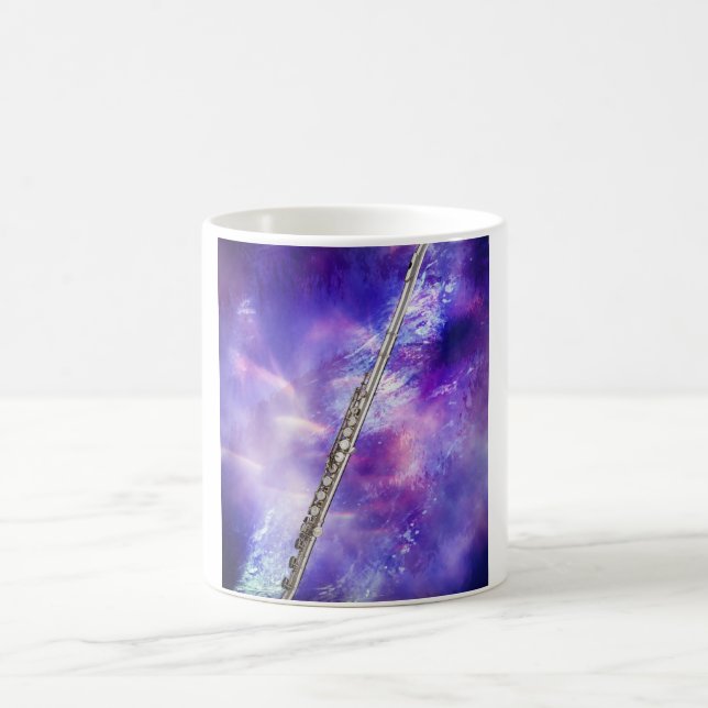 Flute or Flutist Musician Coffee Mug (Center)