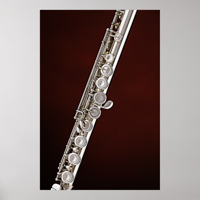 Flute or Flutist Musician Poster (Front)