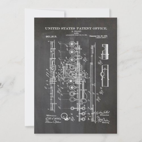 Flute Patent Holiday Card