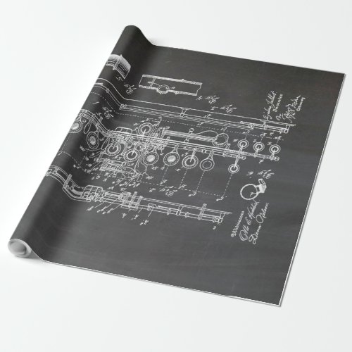 Flute Patent Wrapping Paper