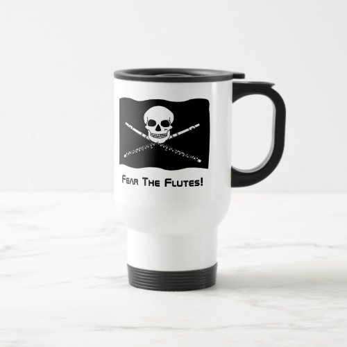 Flute Pirate Travel Mug