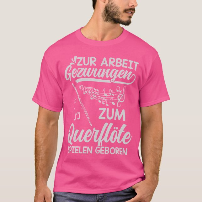 Flute Play Born Flute Flute T-Shirt (Front)