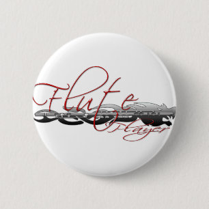 Flute Player Dragon Button