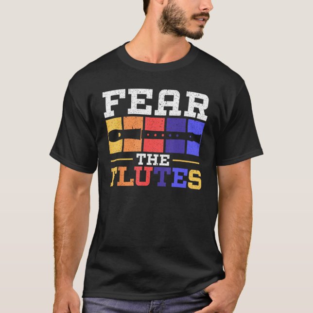 Flute Player Flutist Flautist Musician Musical Ins T-Shirt (Front)