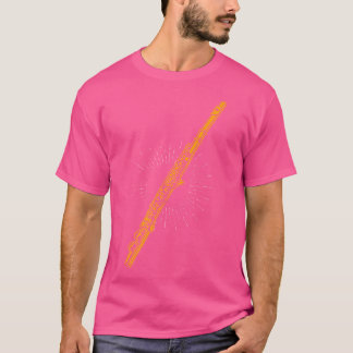 Flute Player Gifts Love Music Instruments T Shirt 