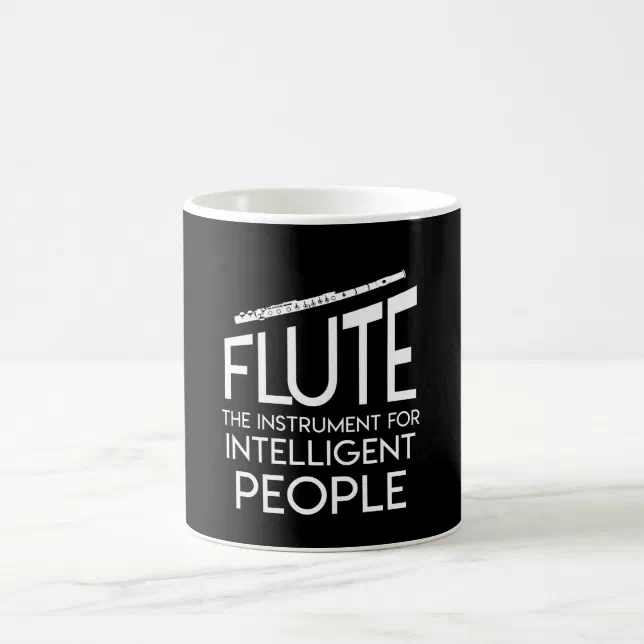 Flute Player Instrument Intelligent People Coffee Mug Zazzle