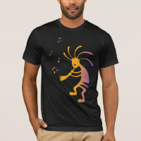 Flute Player Music Kokopelli T-Shirt