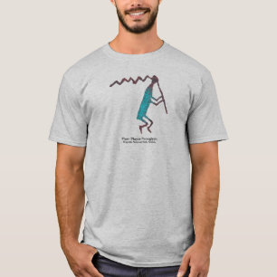 Flute Player Petroglyph T-Shirt