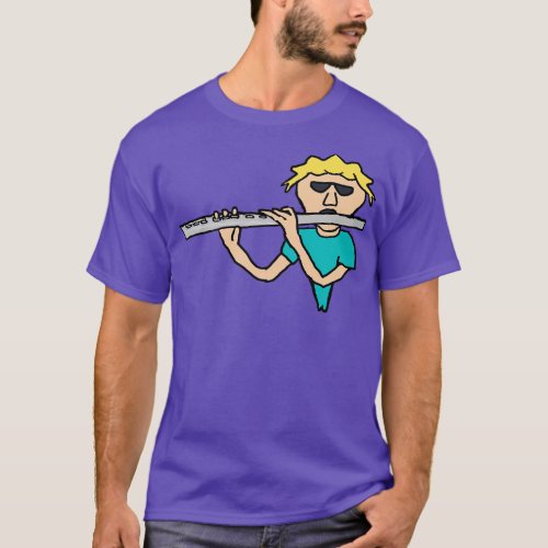Flute Player T_Shirt