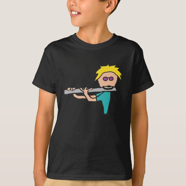 Flute Player T-Shirt (Front)