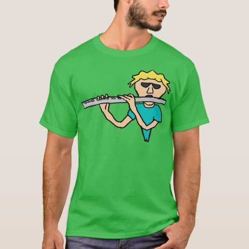 Flute Player T_Shirt