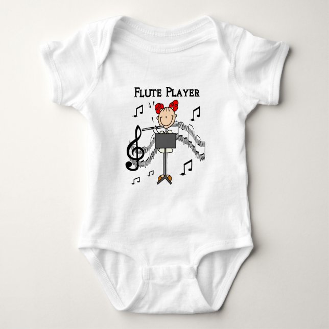 Flute Player T-shirts and Gifts (Front)