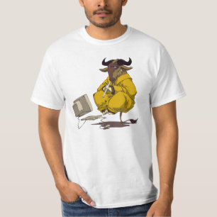 Flute-playing GNU T-Shirt