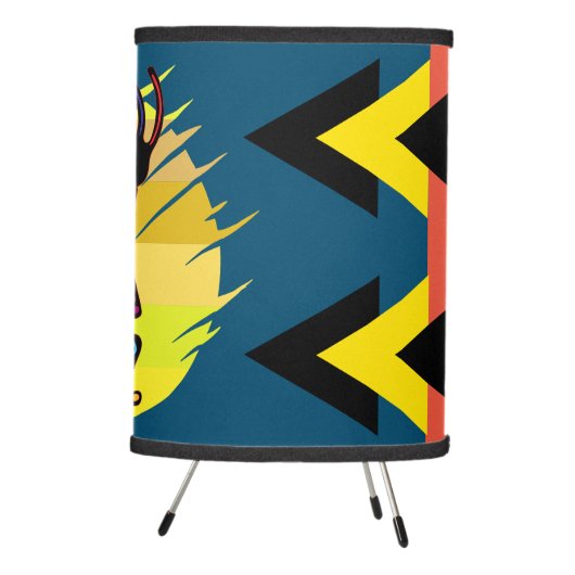 Flute Playing Kokopelli Southwestern Table Lamp (Right)