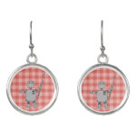 Flute Robot Earrings