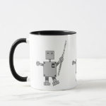 Flute Robot Mug