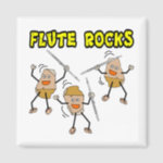 Flute Rocks Magnet