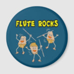 Flute Rocks Magnet