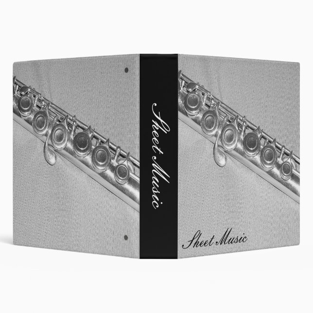 Flute Sheet Music Binder (Background)