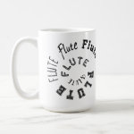 Flute Spiral Text Coffee Mug