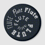 Flute Spiral Text Magnet