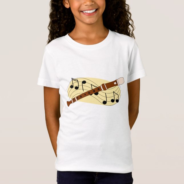 "flute" t-shirt (Front)