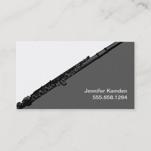 Flute Teacher Player Musician Instrument Studio Business Card
