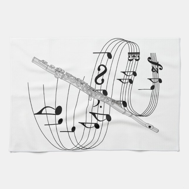 Flute Towel (Horizontal)