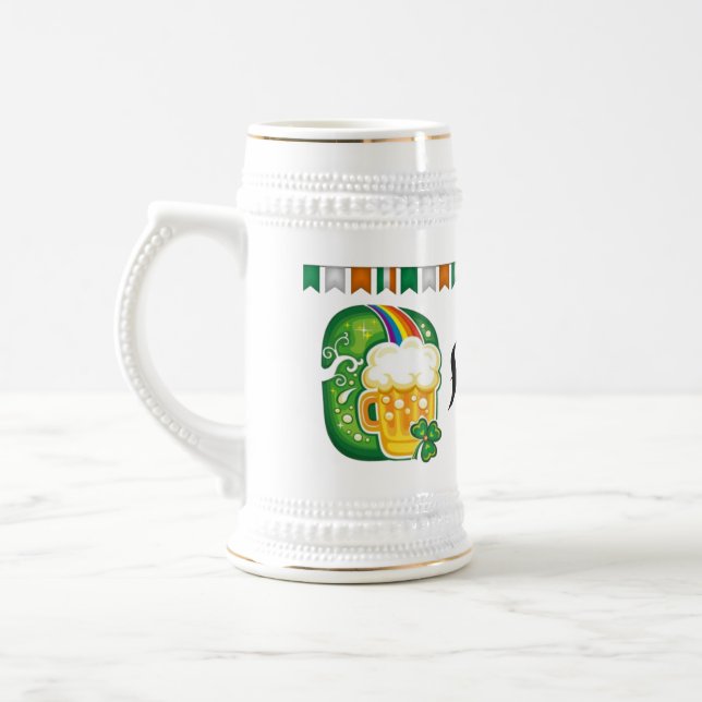 Flutered  beer stein (Left)