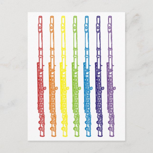 Flutes Postcard (Front)