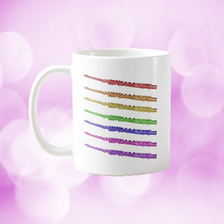 Flutes Rainbow Coffee Mug