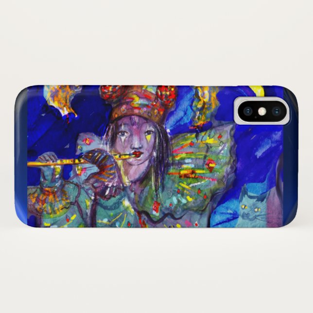 FLUTIST IN BLUE / Venetian Carnival Night Case-Mate iPhone Case (Back (Horizontal))