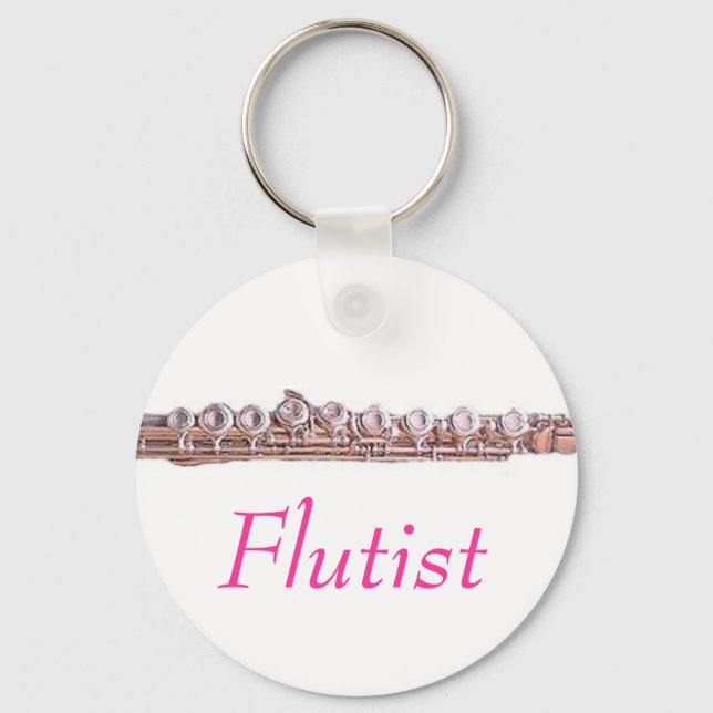 Flutist Keychain (Front)
