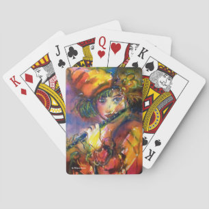 FLUTIST PORTRAIT / Venetian Masquerade Poker Cards