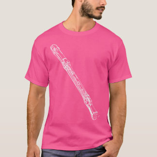 Flutist Recorder Instrument Clarinet Wooden Flute T-Shirt