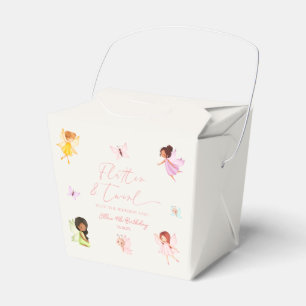 Flutter and Twirl Enchanted Fairy Birthday Party Favor Boxes