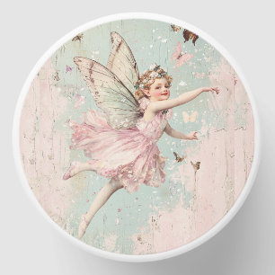 Flutter and Twirl Flower fairy girl Mini Candle Favors
