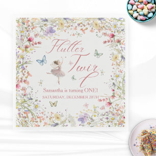 Flutter and Twirl Magical Wings First Birthday Napkins