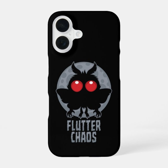 Flutter Chaos Mothman Cryptic Legend iPhone Case (Back)