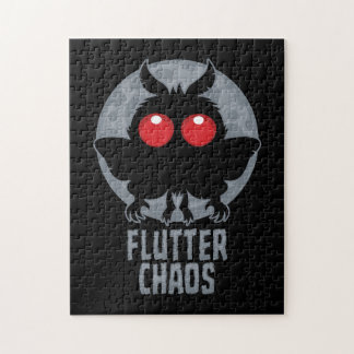 Flutter Chaos Mothman Cryptic Legend Jigsaw Puzzle