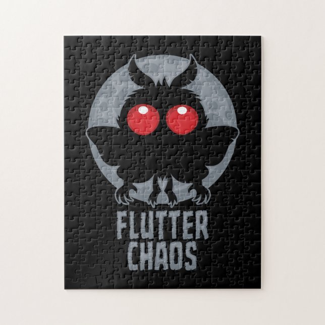 Flutter Chaos Mothman Cryptic Legend Jigsaw Puzzle (Vertical)
