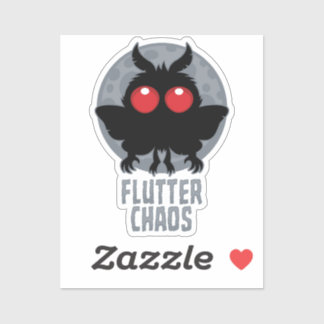 Flutter Chaos Mothman Cryptic Legend Sticker