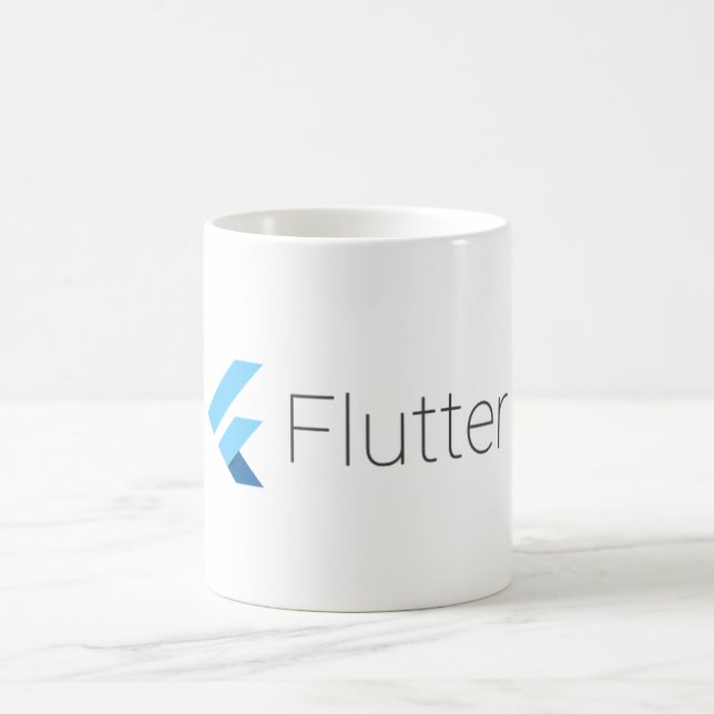 flutter developer coffee mug (Center)