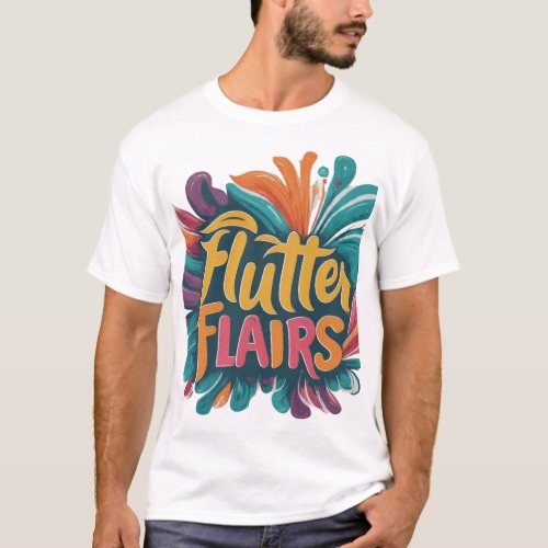 Flutter flaire  T_Shirt