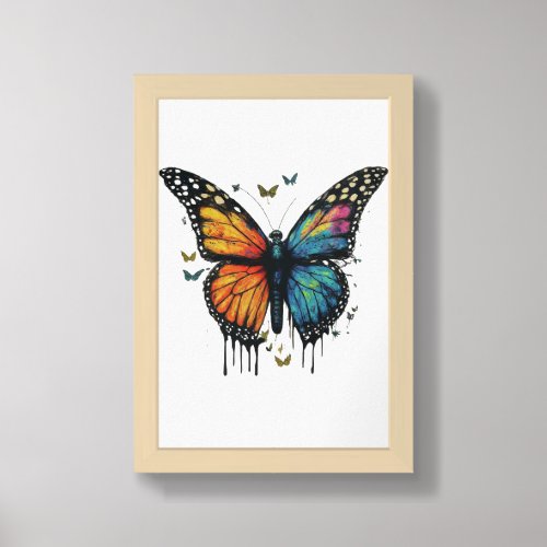 Flutter Flairs Framed Art