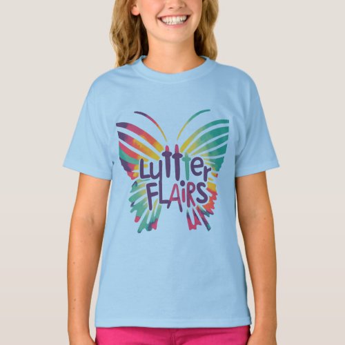 Flutter Flairs in multi color T_Shirt