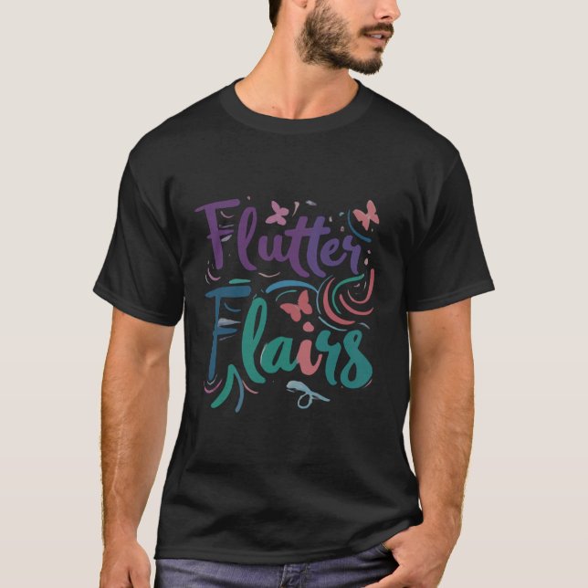 Flutter Flairs t-shirt  (Front)