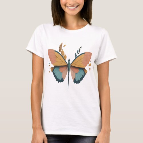 Flutter Fun A Whimsical Butterfly Tee
