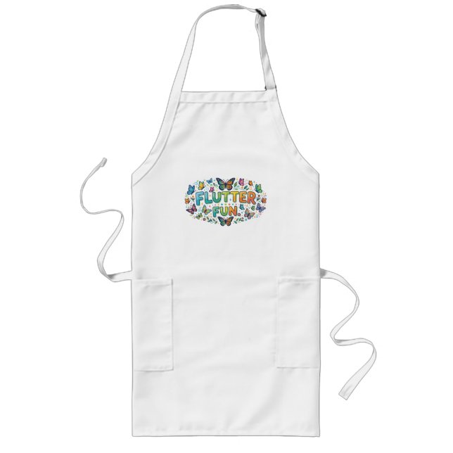 Flutter Fun Long Apron (Front)